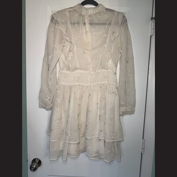 AllSaints white eyelet mini dress - Picture 2 of 5